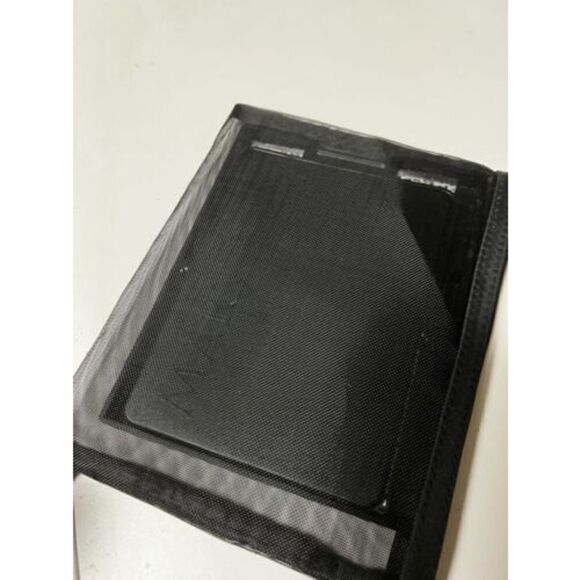 CIK) New Mary Kay Black Foldable Travel‎ Mirror Stand Zippered Bag Consultant - Picture 6 of 8